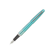 Pilot MR Retro Pop Fountain Pen Fine Pen Point - Refillable - Black Gel-based Ink - Turquoise Barrel - 1 Each