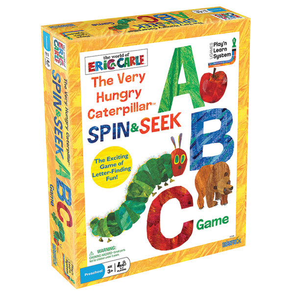 Briarpatch The Very Hungry Caterpillar Spin & Seek ABC Game