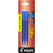 Pilot Refill for FriXion Erasable Gel Ink Pen Blue 3/Pk 77331