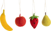 Ornaments - Assorted Felt Fruit (Sold Individually) by Homeportonline