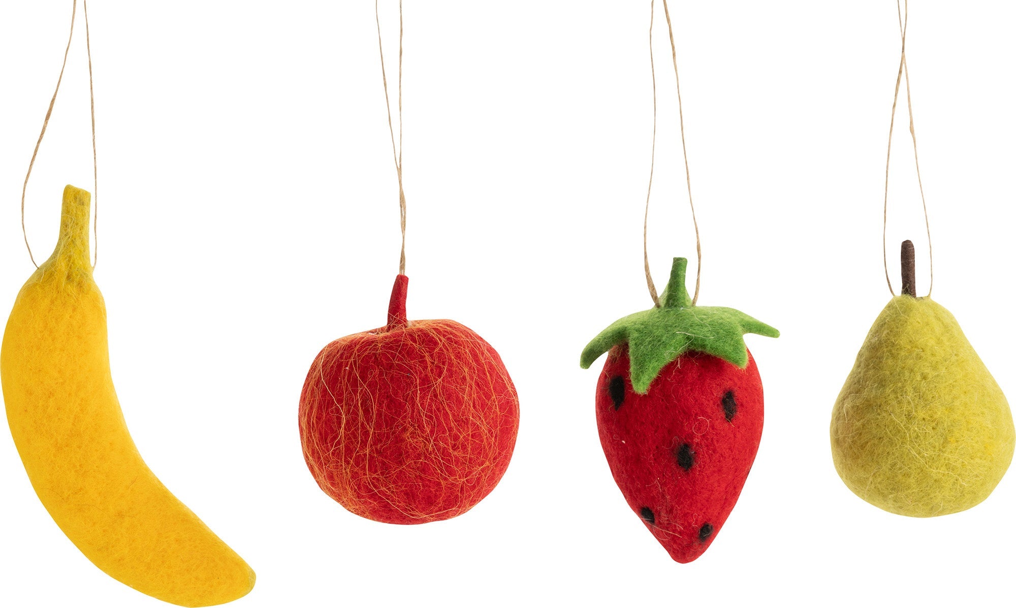 Ornaments - Assorted Felt Fruit (Sold Individually) by Homeportonline