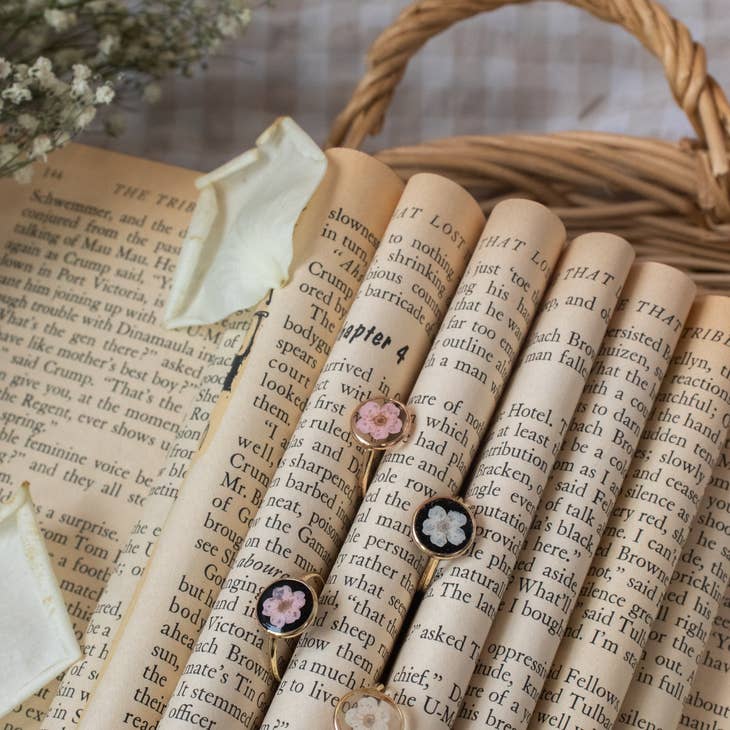 Pressed Flower Ring