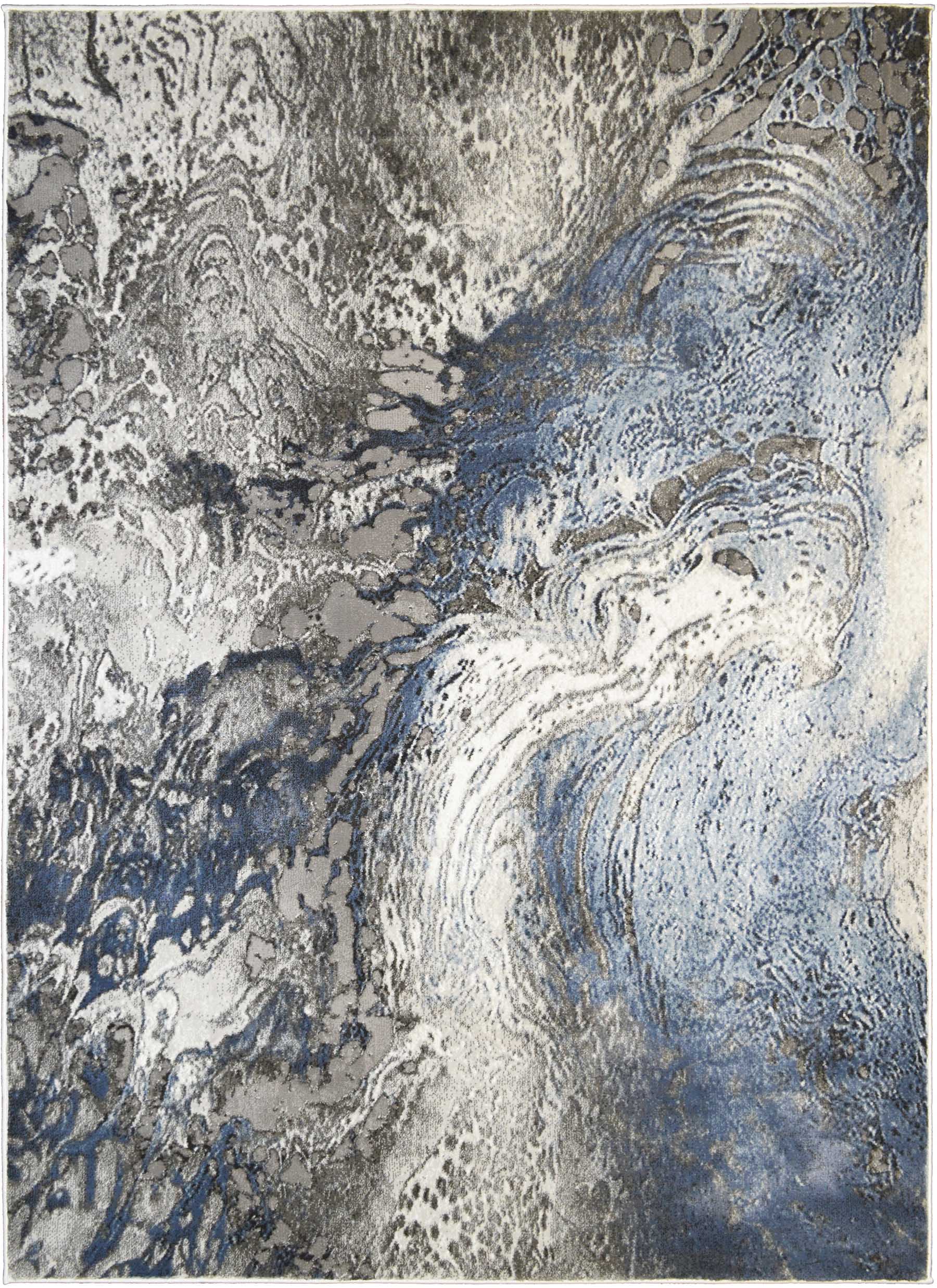 Everest Rug Splash Blue 5'3" x 7'3" by Homeportonline