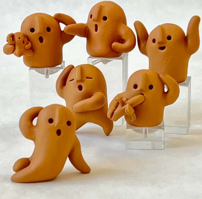 Gashapon Capsule Teen & Up Haniwa Clay Mascot Figurine (Sold As An Individual Capsule) by Homeportonline