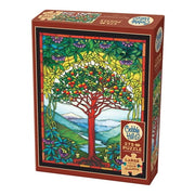 Tree of Life Stained Glass 275-Piece Family Puzzle