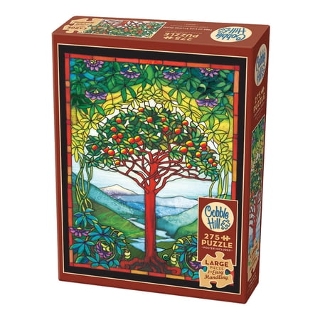 Tree of Life Stained Glass 275-Piece Family Puzzle