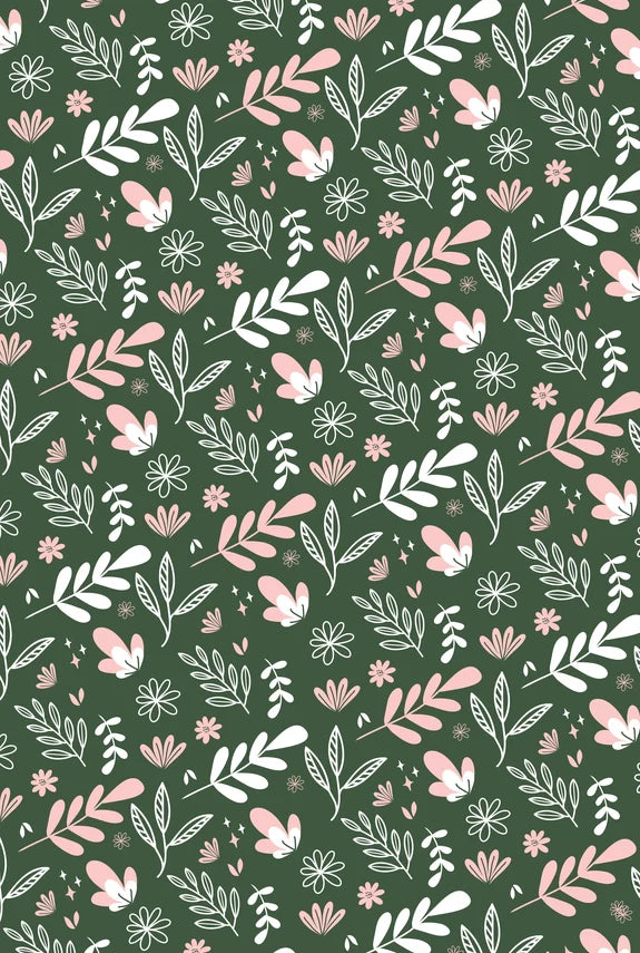 Tissue Paper - House Plant and Floral Design