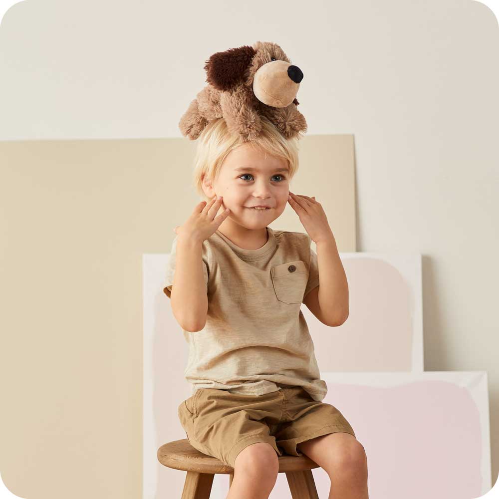 Warmies Dog Floppy Eared Brown by Homeportonline