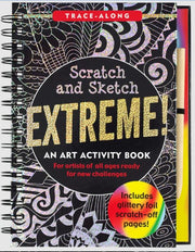 Scratch And Sketch Trace Along Activity Book Extreme by Homeportonline