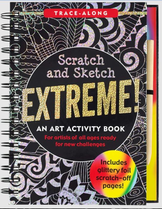 Scratch And Sketch Trace Along Activity Book Extreme by Homeportonline