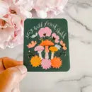 Stay Wild Forest Child Floral Mushroom Sticker by Wild Lark