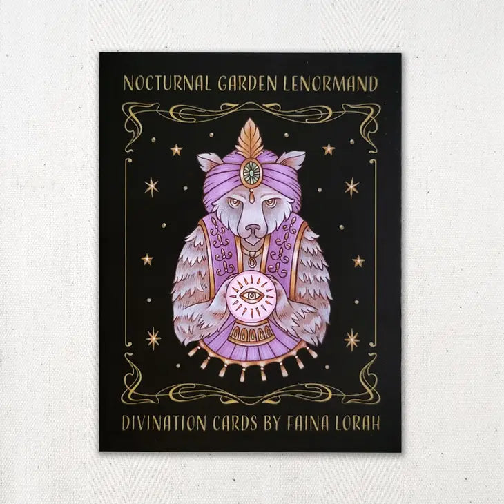 Nocturnal Garden Lenormand Art Nouveau Deck