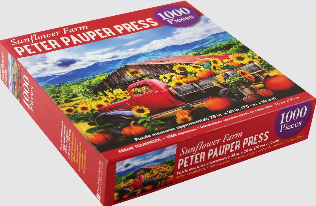 Puzzle 1000 Piece Sunflower Farm by Homeportonline