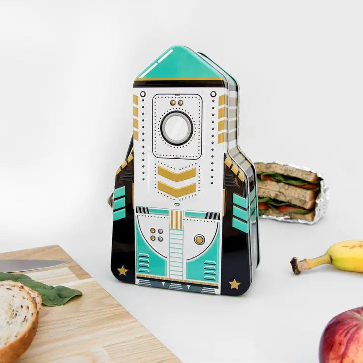 Tin Lunch Box - Rocket by Homeportonline