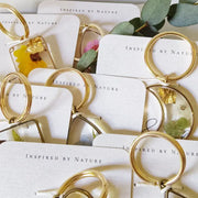 Real Flower Keychains