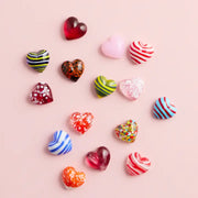 Art Glass Hearts Assortment