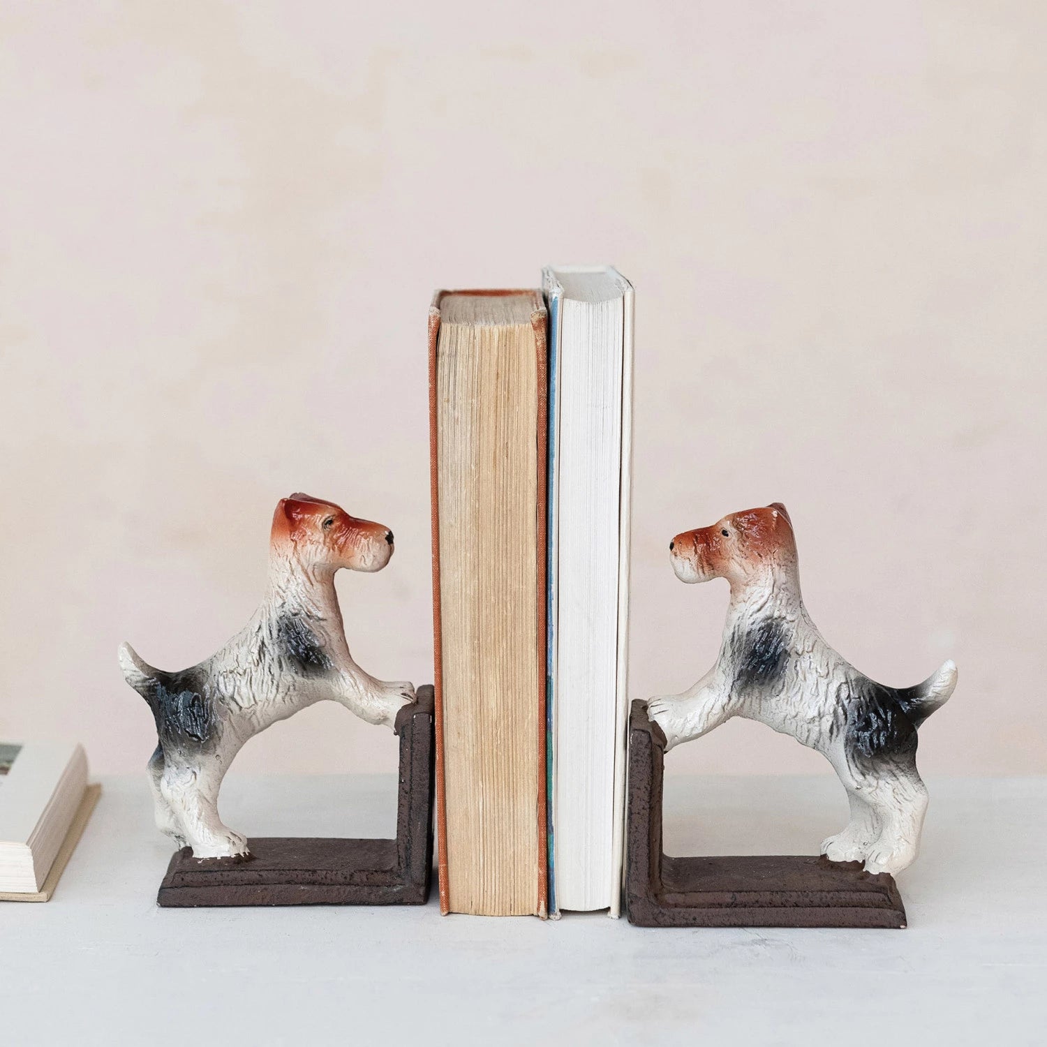Bookends Cast Iron Jack Russell Terrier 5.75"h (Sold as Pair) by Homeportonline