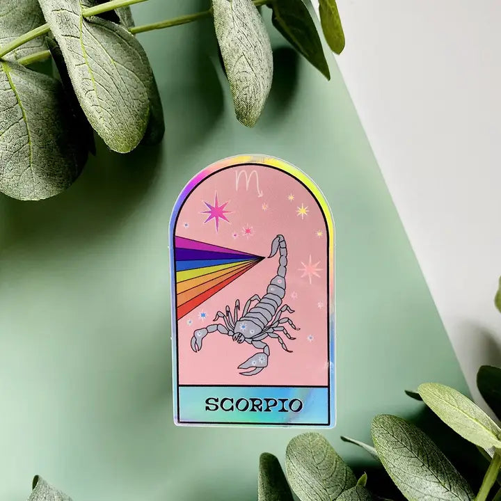 Zodiac Holographic Sticker