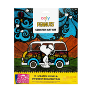 Ooly x Peanuts Scratch Art Kit 13 pc Set by Homeportonline