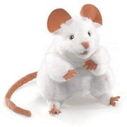 Folkmanis Puppets White Mouse Puppet