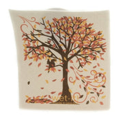 Swedish Dish Cloth Fall Tree Absorbent Cleaning Cloth Squirrel W1028