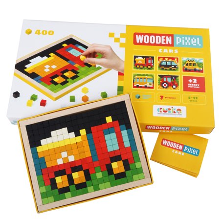 Wooden pixels Cars 400 piece