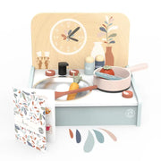 Mini Tabletop Wooden Kitchen Set