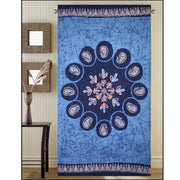 Window Panel Multi Batik Blue by Homeportonline