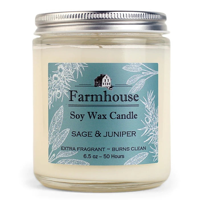 Soy Candle - 6.5oz - Sage & Juniper by Homeportonline