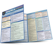 APA/MLA Guidelines - 7th/9th Editions Style Reference for Writing A QuickStudy Laminated Guide