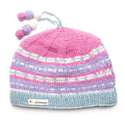 Thame Pom Tassel Hat | Blue/Pink by US Sherpa