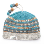 Thame Pom Tassel Hat | Blue/Grey by US Sherpa