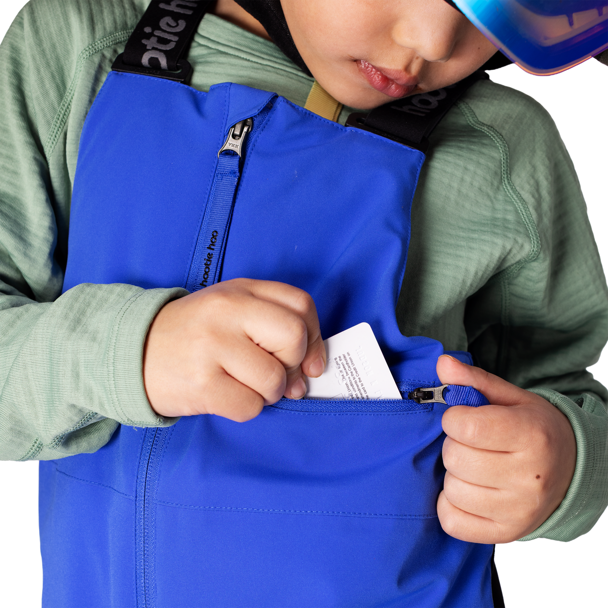 Kids Pinnakle Insulated Bib Snow Pants - Sea Blue/Turquoise
