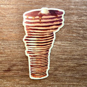 Vermont Shaped Pancake Stack Sticker