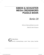 Simon & Schuster Mega Crossword Puzzle Book #24