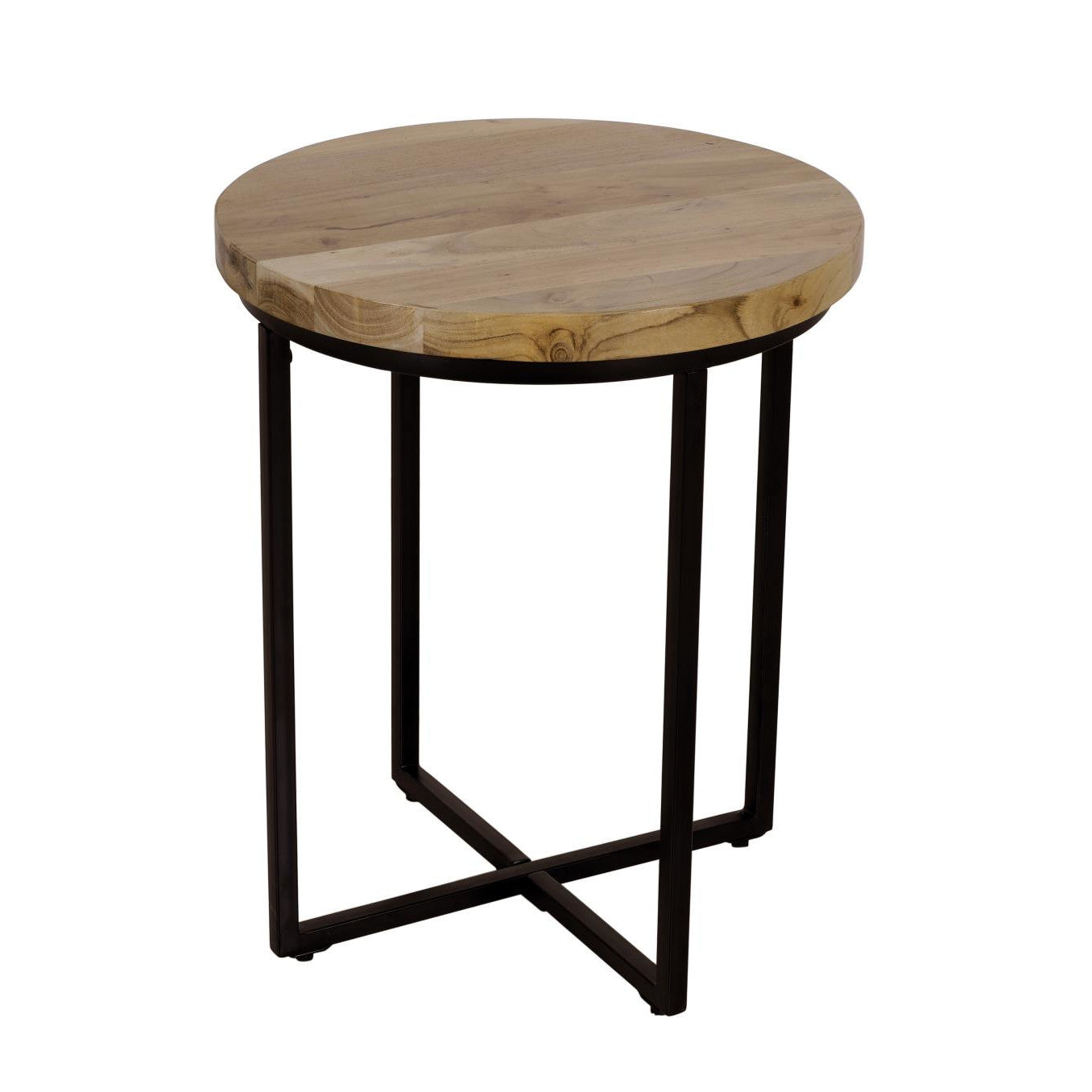 Ames Round End Table by Homeportonline