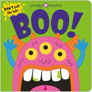 Boo! (Slide & Surprise): Pull the tabs for a spook