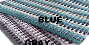 York Rag Rug Cotton Blue 2' x 3' by Homeportonline