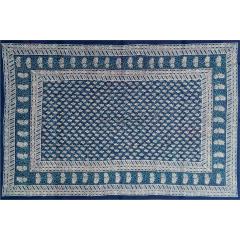 Tapestry Twin Size Sanganeer Dabu Blue by Homeportonline