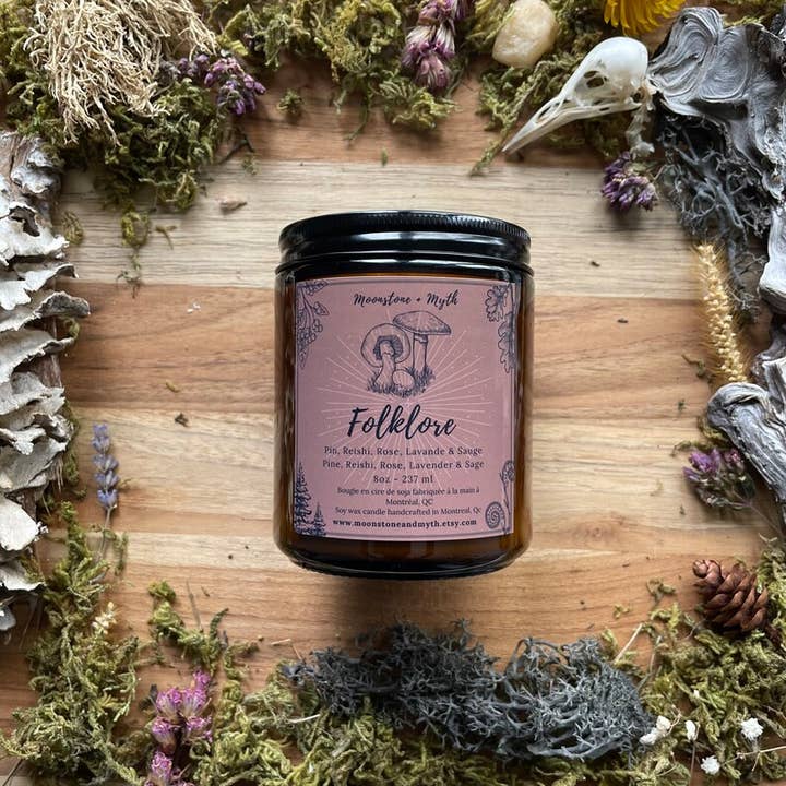 Folklore, 100% Soy Wax Scented Candle