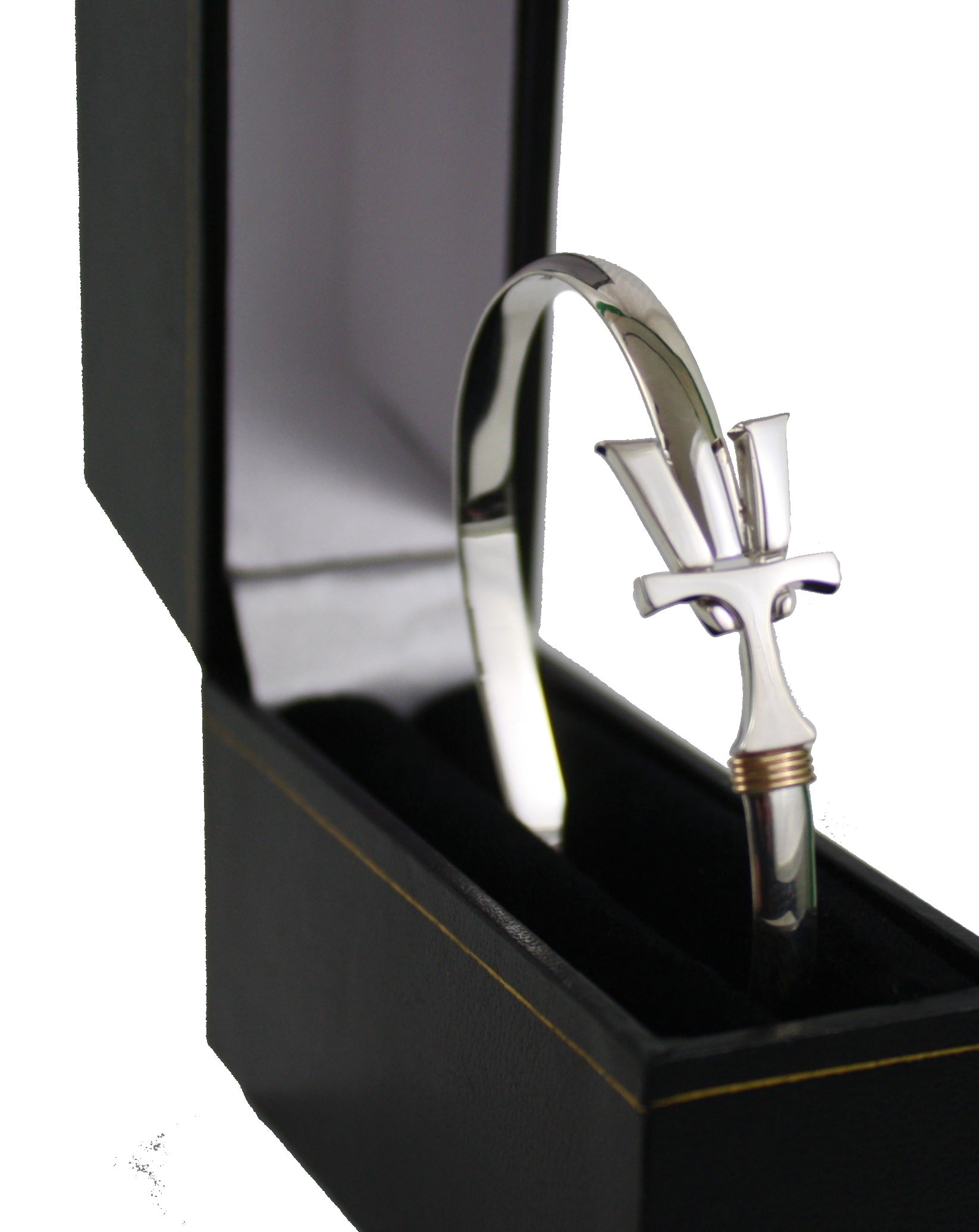 Vermont  Hook Bracelet Silver - 5mm Band - 7 Inch