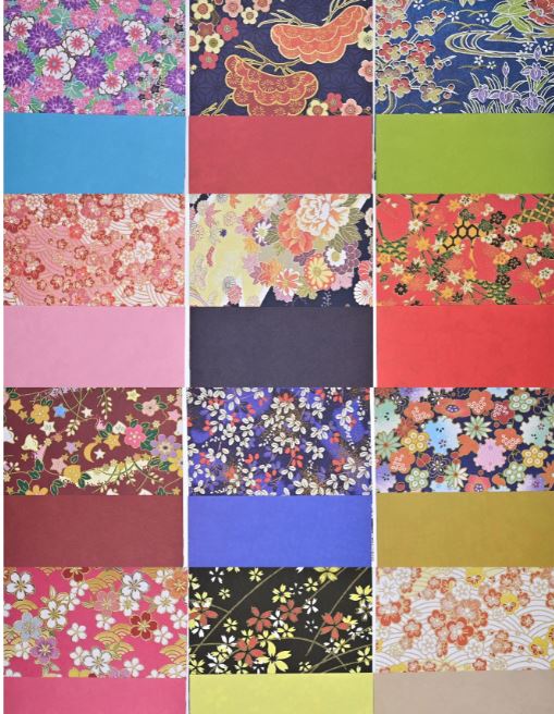 Origami Paper 12 Washi Pattern 500 Sheets by Homeportonline