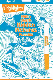 Neon Shark Hidden Pictures Puzzles