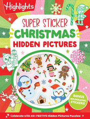 Super Sticker Christmas Hidden Pictures