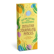 Em & Friends Intuitive Journaling Pencils: Self-Love, Self-Care and Self-Acceptance Pencil Set, 10 Pencils with Journal Prompts