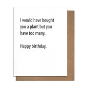 Plant Bday - Birthday Card