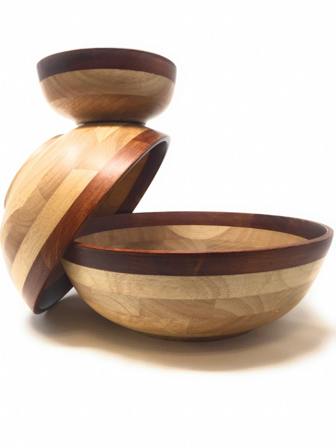 Salad Bowl Cherry Finish Trim 12" x 4.25" by Homeportonline