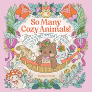 So Many Cozy Animals! Cute and Comfy Scenes to Color