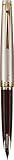 Pilot E95s Fountain Pen, Burgundy and Ivory Barrel with Gold Accents, Blue Ink, Fine Nib (60840)