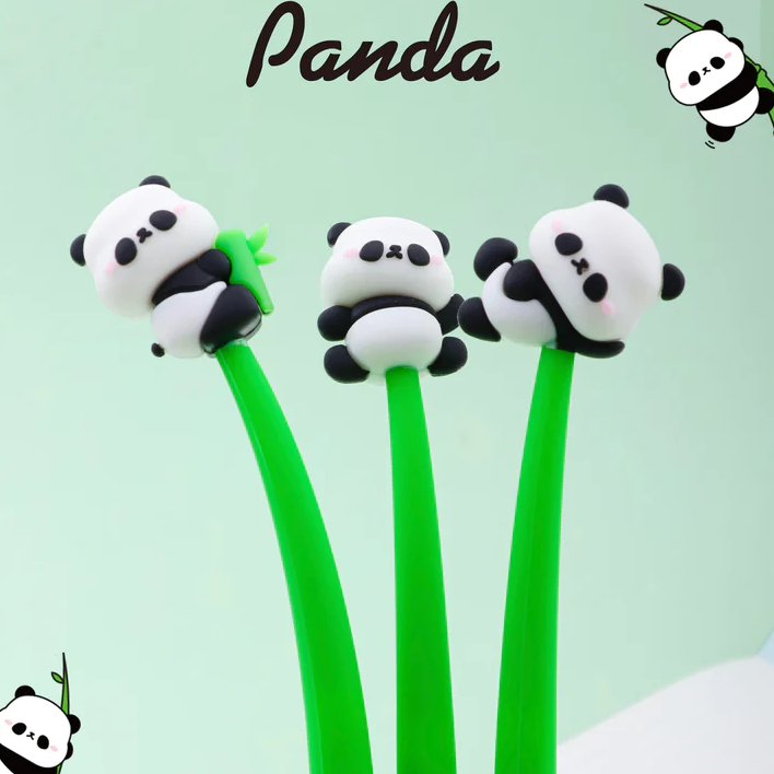 Gel Pen Wiggle Panda (Sold Individually) by Homeportonline